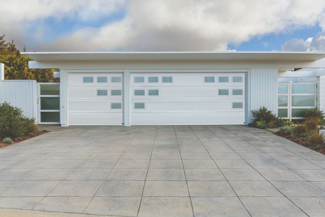 Close inspection of a garage door system